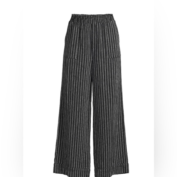 Time and Tru Women's Linen Blend Pants with Smocked Waist Size XXXL(22) - Picture 4 of 8